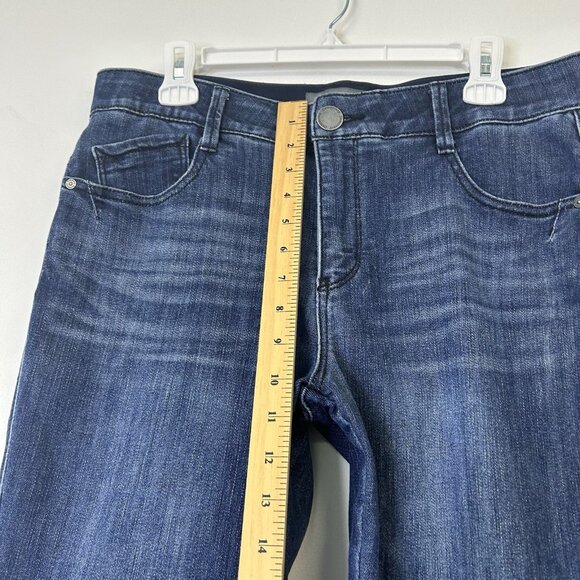 Democracy Ab Technology Kick Flare Jeans Women’s Size 12 Crop - Picture 9 of 10